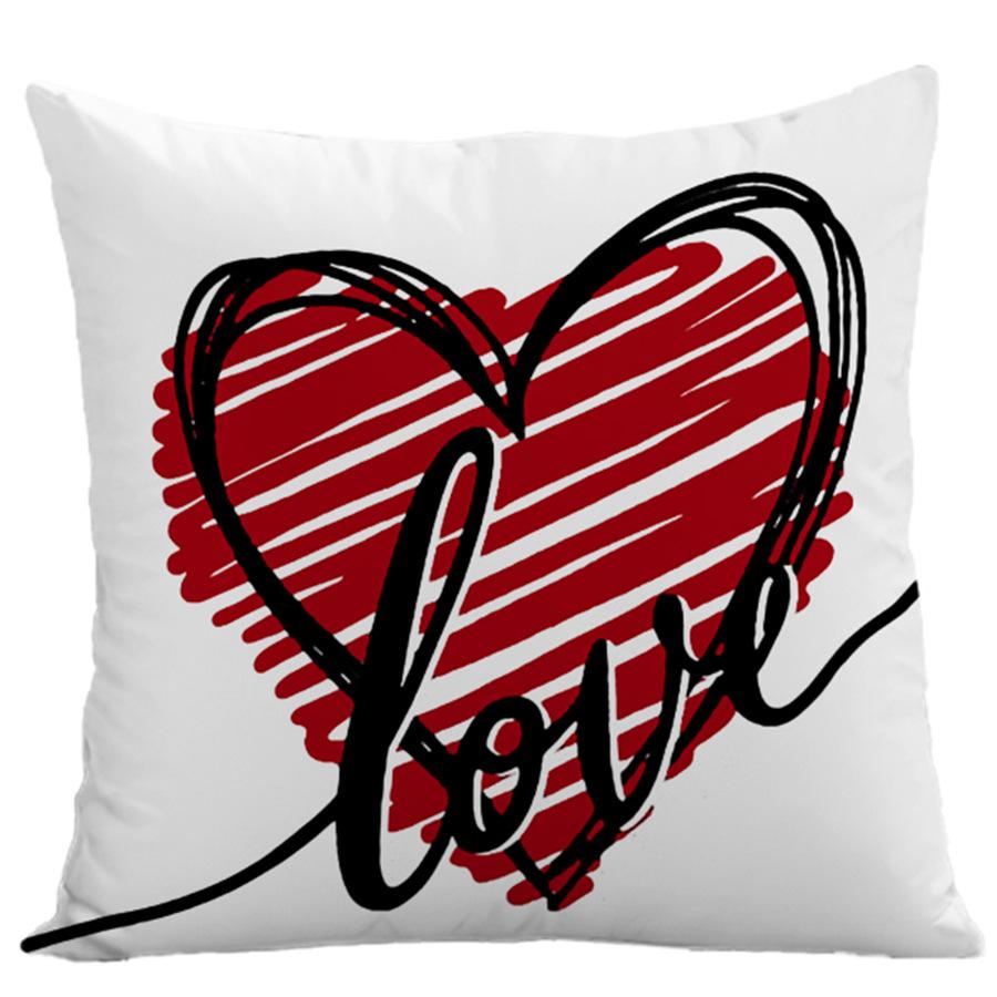 Grenzüberschreitende Valentinstags-Herzförmige Rote Brief-Plüsch-Kuscheldecke für Heim-Sofa-Dekoration.