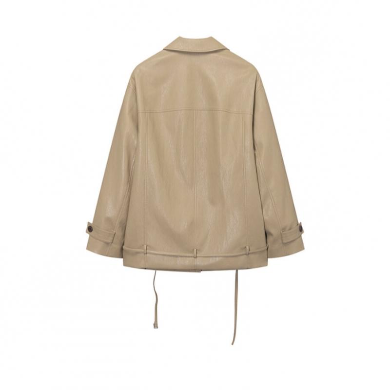 On On Leather Shirt Jacket Nel6sm221 96