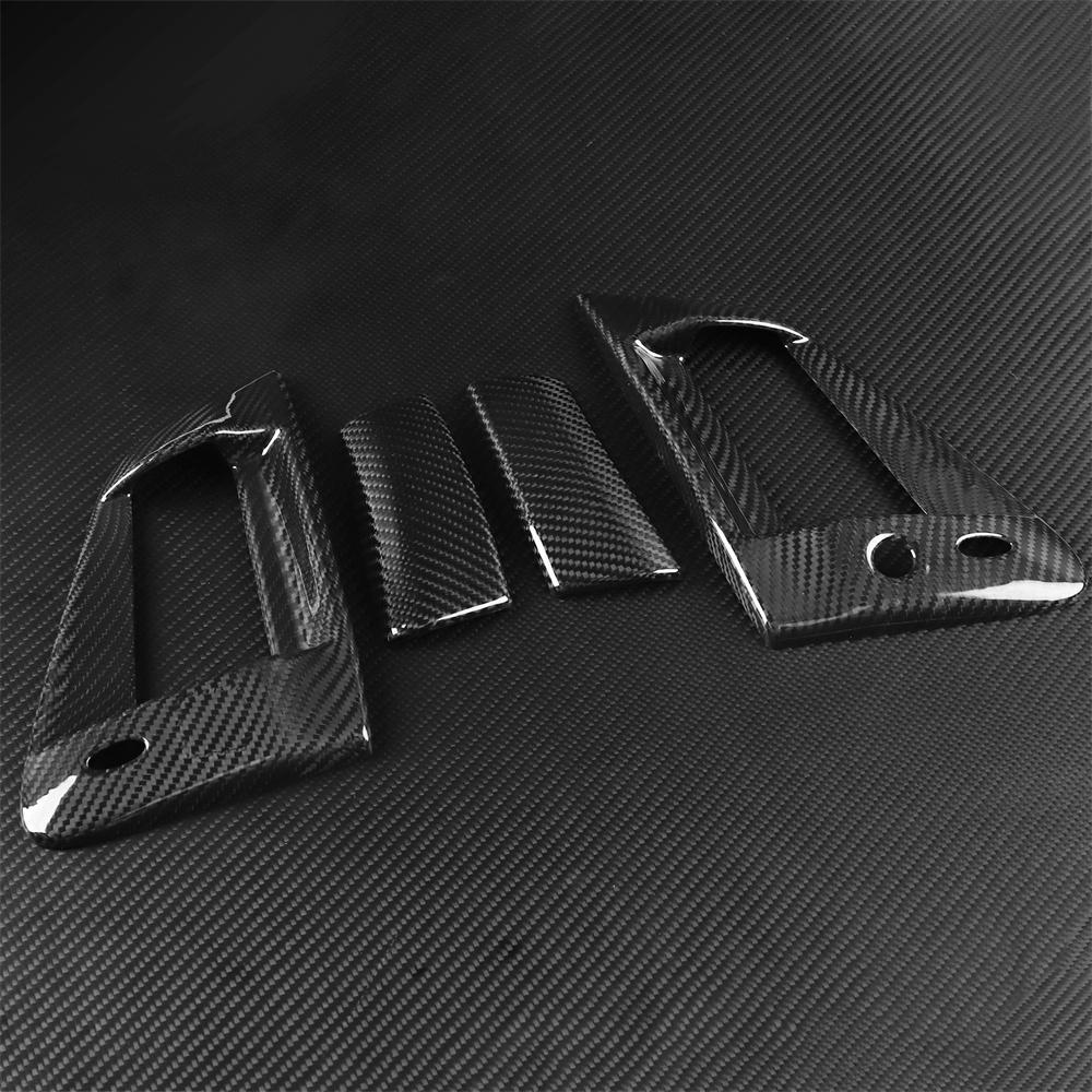 Real Carbon Fiber Exterior Door Handle Cover For 09-21 Nissan 370Z Z34 RHD Only