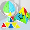1+1 Pyraminx Cube Set Pyramid Triangle Magic Cube Special Block Expert Triangle Twist Puzzle Block, populære koreanske puslespill