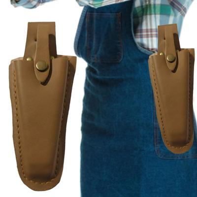 Durable Leather Pruning Tool Bag Portable Buckle Closure Pliers Storage Pouch Gardening Trimming Tools Home Supplies