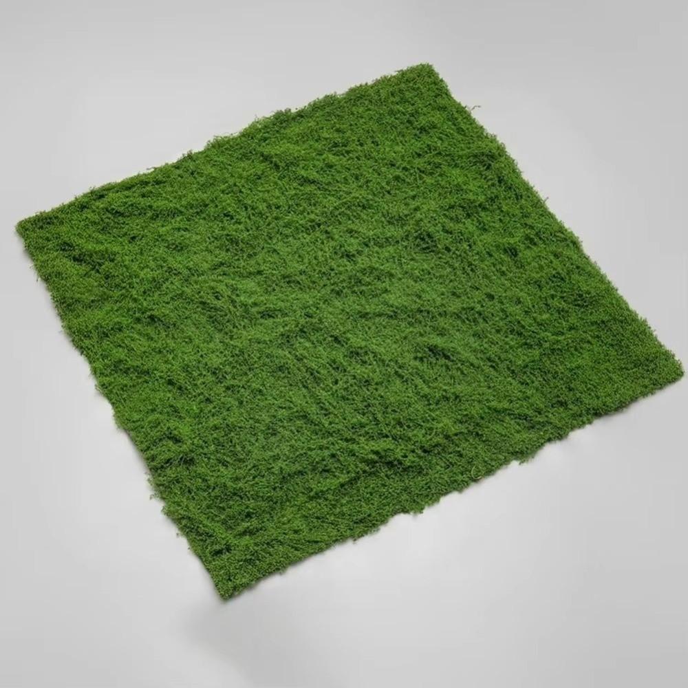 DIY Artificial Grass Rug Lifelike Durable Fake Moss Lawn No Watering Realistic Fake Green Grass Mat Home Decoraion