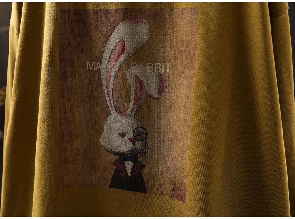 Women's Versatile Cartoon Print Sweatshirt - Fashionable Loose Fit for Spring & Autumn