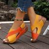 Fashion Women Platform Sandals Casual Beach Sandals Summer 2025 New Mix Color Sandals Luxury Designer Shoes for Women Sandalias De Mujer