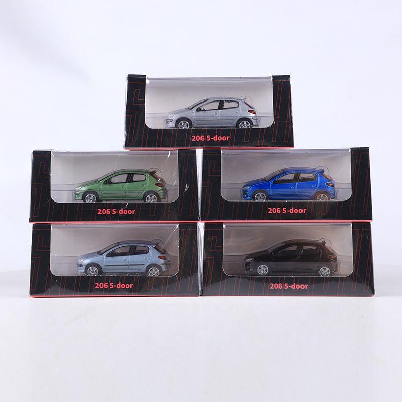 1/64 PEUGEOT 206 Alloy Miniature Car Model Diecast Metal Scale Model Car Static Collection Children Toy Car Vehicles Gifts