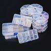 8 Styles Clear Plastic Jewelry Storage Case Small Boxes Storage Case Container Packaging Box Earrings Rings Beads Earplug Boxes