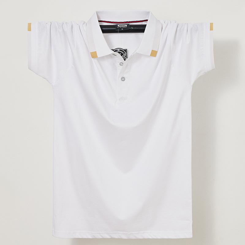 Fat Plus Herren Kurzarm T-Shirt Business Polo Atmungsaktives Herren POLO Shirt