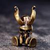 Stylish Copper/Brass Devil Charm Decorative Pendant For Outdoor Gear Jewelry Crafting Creative Gothic Gift