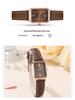 Gedi Minimalist Rectangular Women’s Watch – Retro Korean Style Quartz for Students