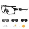 UV400 Photochrome Radsportbrille Hochgeklappt Sportsonnenbrille Photochrome Fahrradbrille Sommer