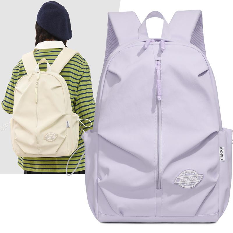 Schoolbag backpack new casual computer bag fashionable and simple middle school student schoolbag female tide brand large-capacity bag