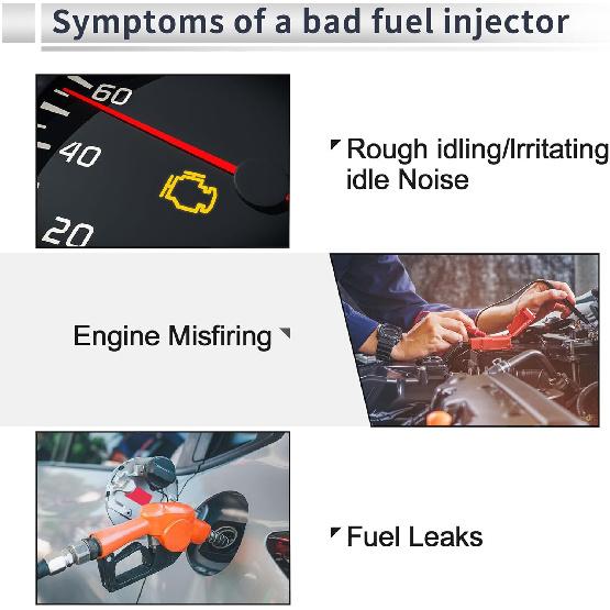 4 Pcs No.23250-75080 Fuel Injector for Toyota Tacoma 2.7L 2000-2004 for Toyota 4Runner 2.7L 1998-2000