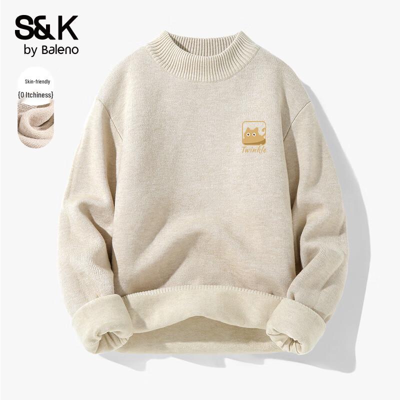 Baleno Men's S&K Semi-High Neck Warm Pullover Sweater