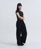 Yuseuteule Chest Pocket Short Sleeve T-Shirt (Black)