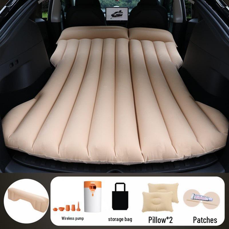 Tesla Model Y/3 Rear Seat Inflatable Mattress - Foldable Car Sleeping Pad