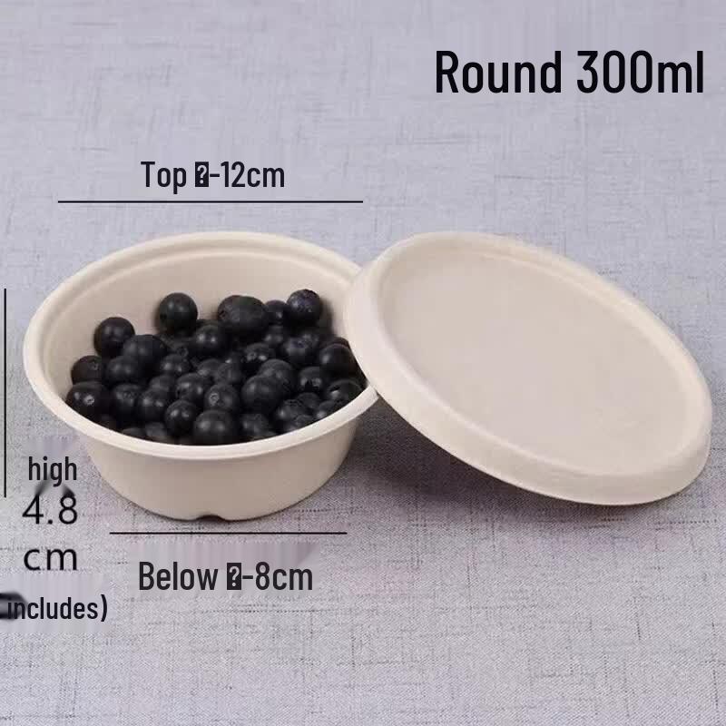 Disposable Biodegradable Pulp Bowls