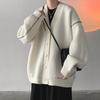 Cardigan casual a maglia larga Maglione di lana da uomo a maniche lunghe Moda Autunno e Inverno Maglione Decorativo a Riga Luminosa