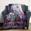 Colorado Avalanche Print Flannel Blanket High Quality Warm Comfortable Cover for All Seasons Perfect for Gifts Home Decor