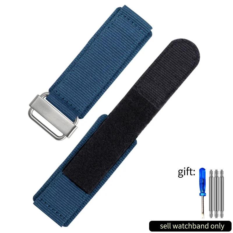 Suitable for Panerai Bell & Ross Nylon Strap hook and loop BR Watch Band Rough Outdoor 24mm 22mm