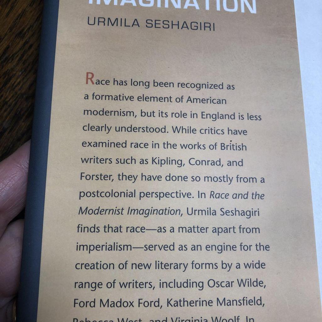 [USED] Race and the Modernist Imagination