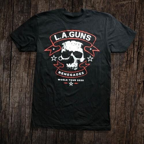 Rare L.A. Guns Renegades World Tour Cotton Black Men S234XL TShirt Unisex T-Shirt S