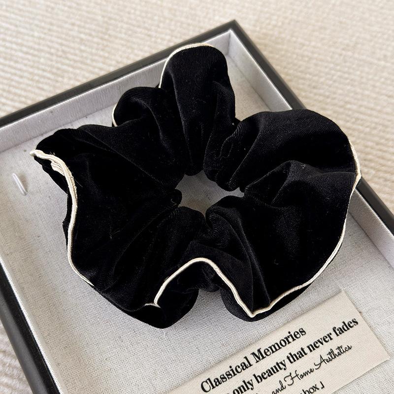 

Мода Новый Высокое Качество Однотонный Бархатный Канат для Волос Повязки на Голову для Женщин Темперамент Резинка для Волос Женская Завязка Хвост Резинка