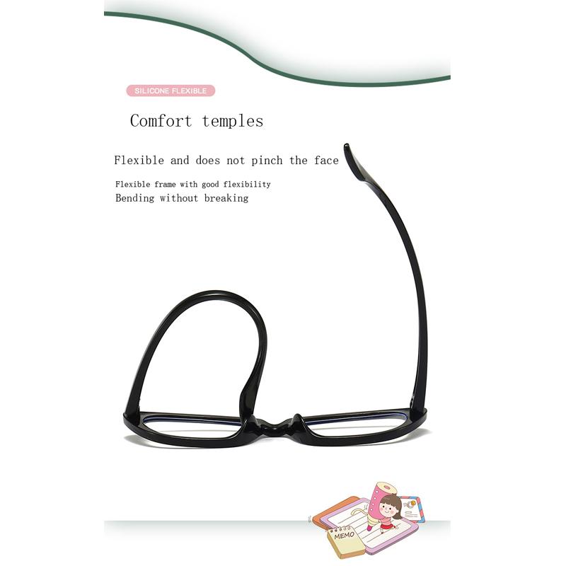 Anti Blue Light Children Glasses Round Boy Girl Eyeglass Frame Optical Eyewear Ultralight Eye Protection Computer Goggles