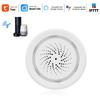 Sonew Alarming Smart Siren, Wireless Security Alarm with Temperature Humidity Sensor 100 DB Loud Alarm 18 Ringtone APP CONTROL FOR SECURITY