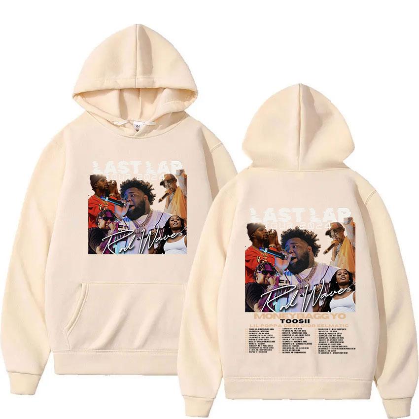 Rapper Rod Wave "Last Last Lap" Tour 2024 Hoodie Herren Damen Hip Hop Mode Vintage Übergroßer Pullover Sweatshirt Y2k Streetwear