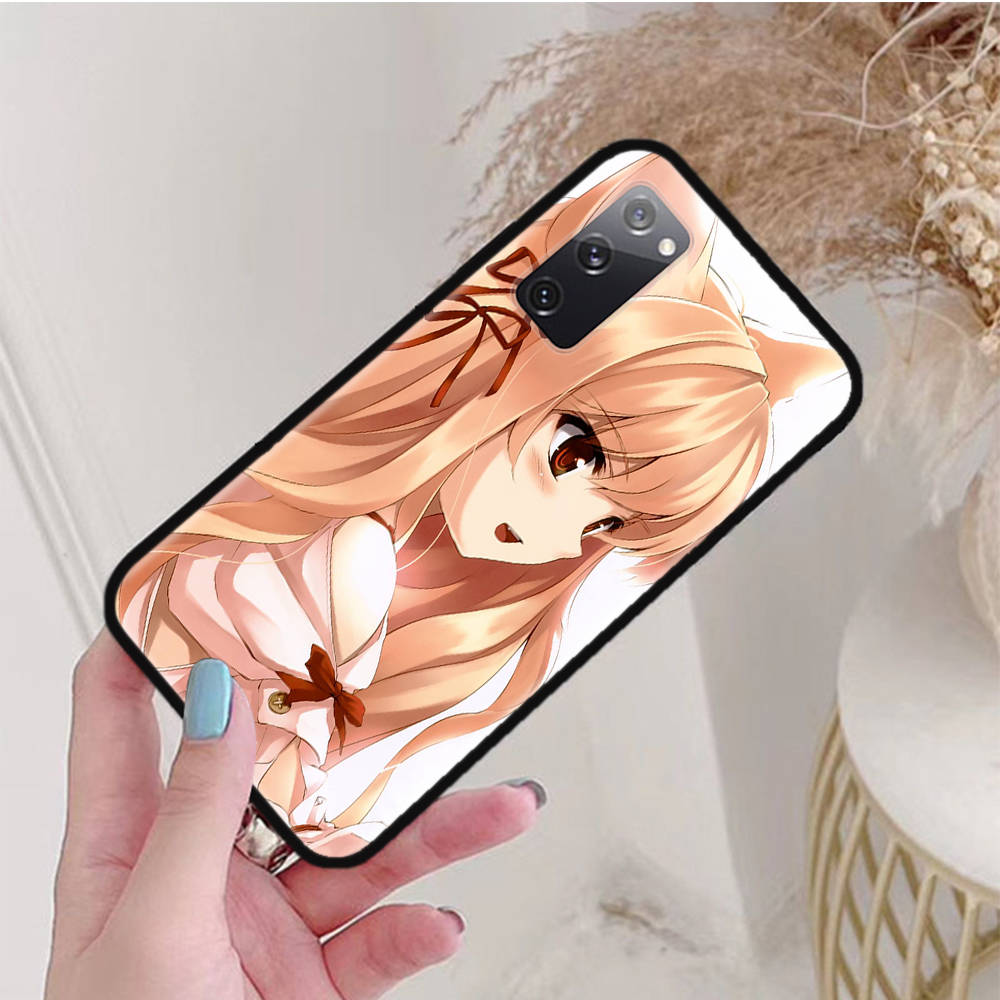 Black Case for Xiaomi Poco X6 X4 M5 M6 F5 F6 C65 C55 C50 C51 C40 Pro Redmi 14C A3X 13C 12C 11T 10A 9C Note 7 6 8A Plus W-59 Cat Girl