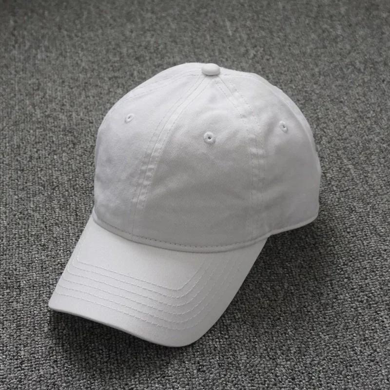 Solid  Cap Four Seasons Women Ponytail Baseball Caps Big Size  Men Baseball Cap Cotton Outdoor Simple  Visor Casual Cap