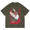 230 Gsm 100% Cotton Chainsaw Man V28 Denji Print Unisex Heavy Cotton T Shirt