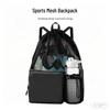 Lightweight Portable Mesh Drawstring Bag: Durable, Large-Capacity for Sports, Travel, and Fitness.
