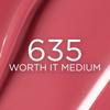 L'Oreal Paris Hyaluron Tint Lip Stain Serum, Watery Stain Effect, 635 Worth It Medium, 5 Ml