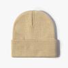 Knitted Hat Women's Winter Jacquard Four Corners Warm Thickened Men's Cold Hat Outdoor Black Versatile Wool Hat Purple Cold Protection