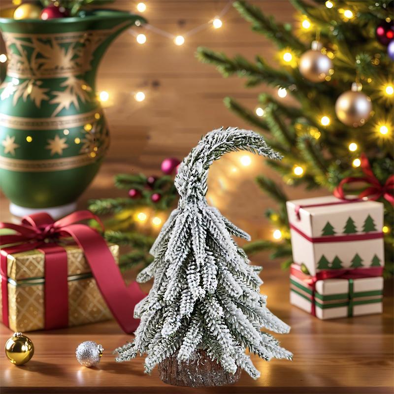 1 stk Mini Snødekt Juletre Fallende Snø Juletre Skrivebord PE Juletre PE Snødekt Julepynt