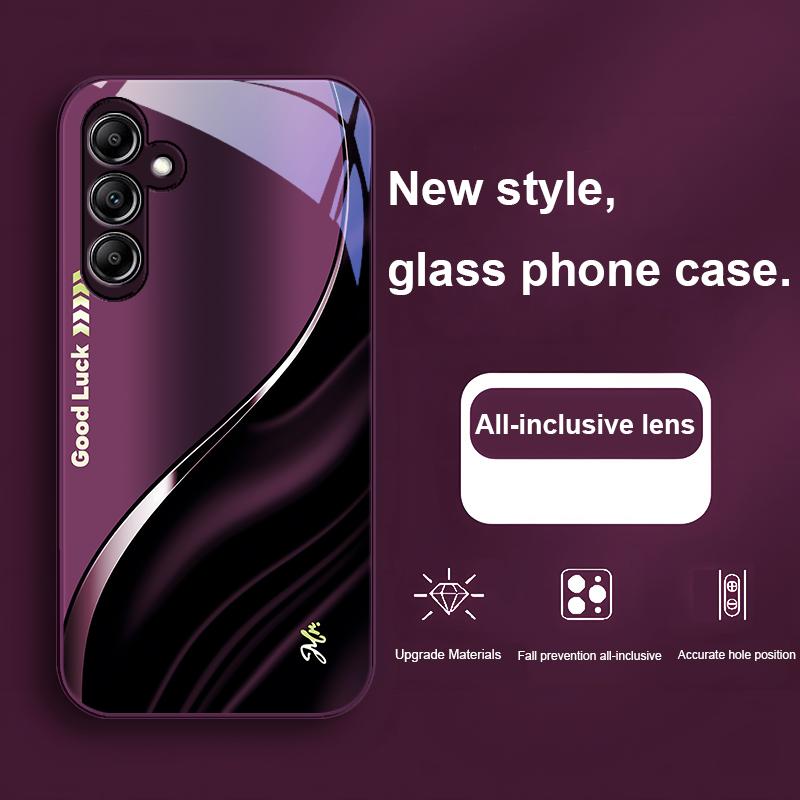 

Удачи для Samsung Galaxy A01 A02 A03 Core A04 A14 4G A13 A54 A34 A31 A20 25 23 22 5G S21 Ultra S20 Plus Стеклянный чехол для телефона Samsung A10