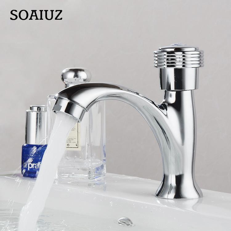 Zinc Alloy Single Cold Water Faucet, Single Hole Basin, Basin, Faucet, Basin, Basin, Washbasin, Faucet