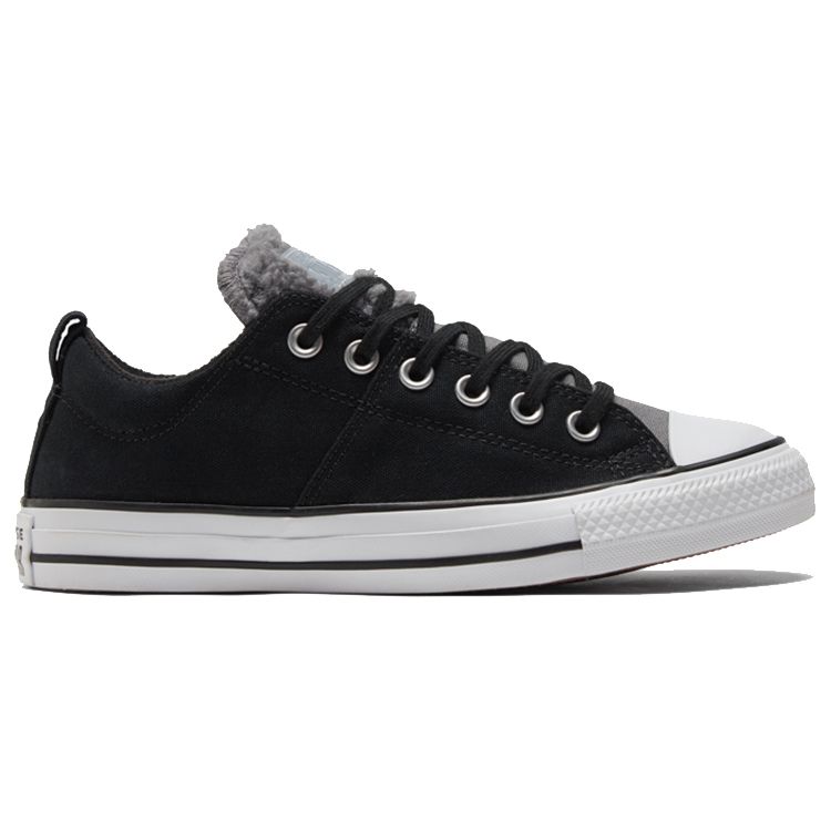 Converse Chuck Taylor All Star Madison Zapatillas Casuales Cómodas de Lona de Caña Baja Mujer Zapatilla Negra 572062C