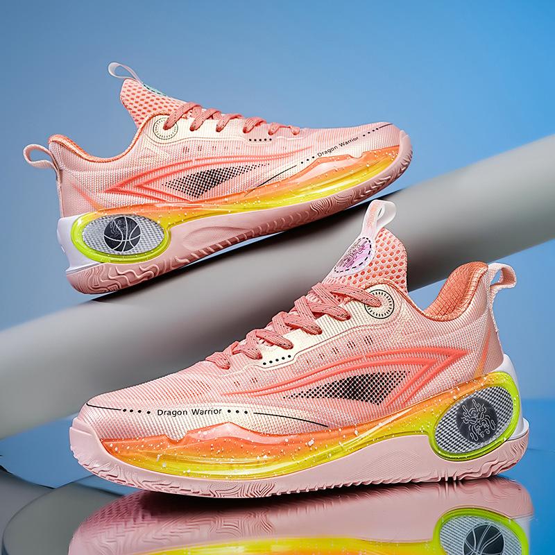 

High-quality basketball shoes men s breathable, non-slip, shock-absorbing and wear-resistant youth professional game training sports shoes 45