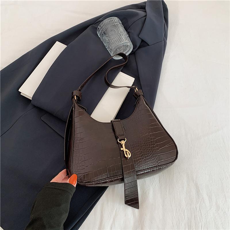 Stylish Trendy Casual Shoulder Bag Fashionable Chic Retro Handbag For Women