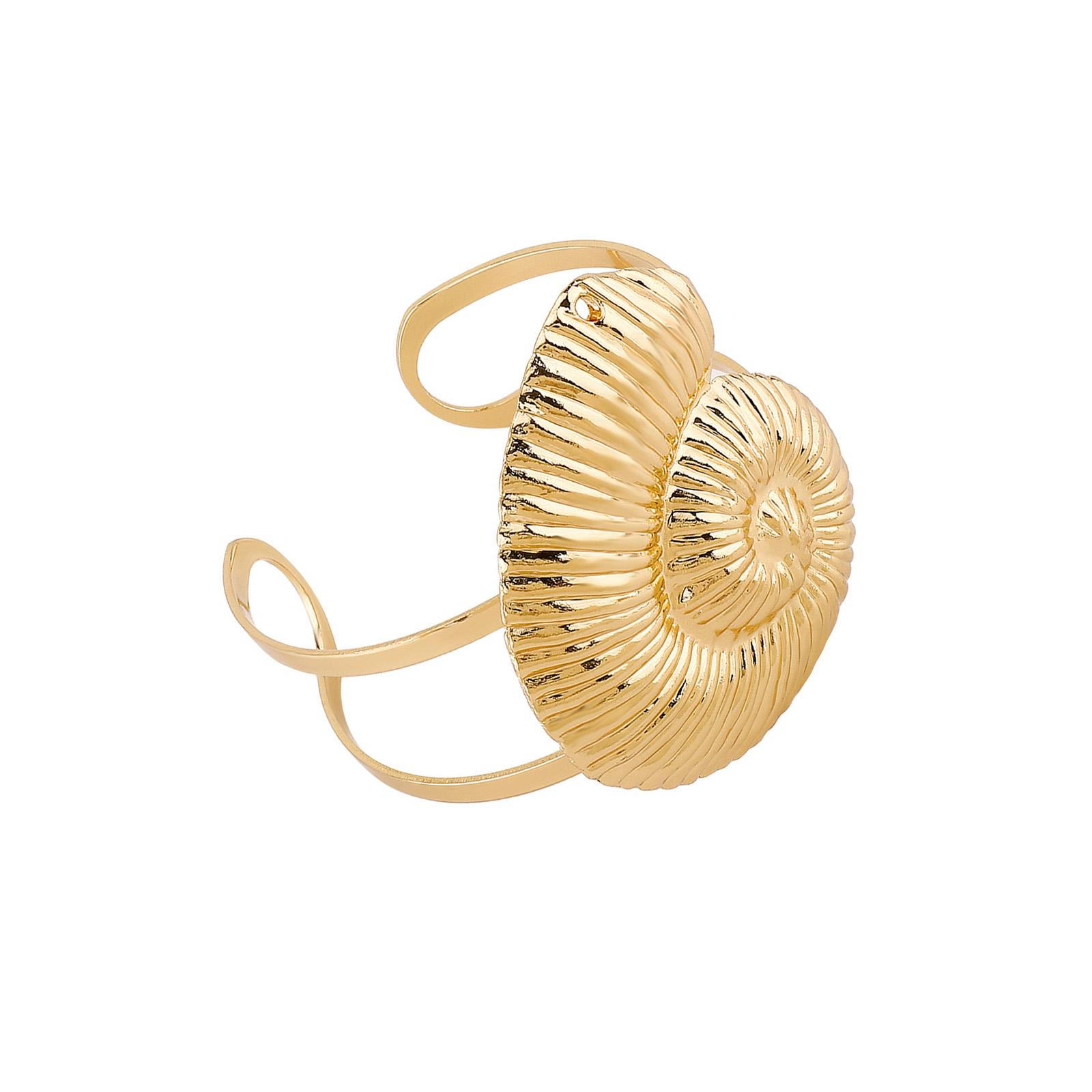 

Stylish Ocean Themed Adjustable Bangle Featuring Starfish And Seashell Design For Casual Wear Or Beach Vacations C