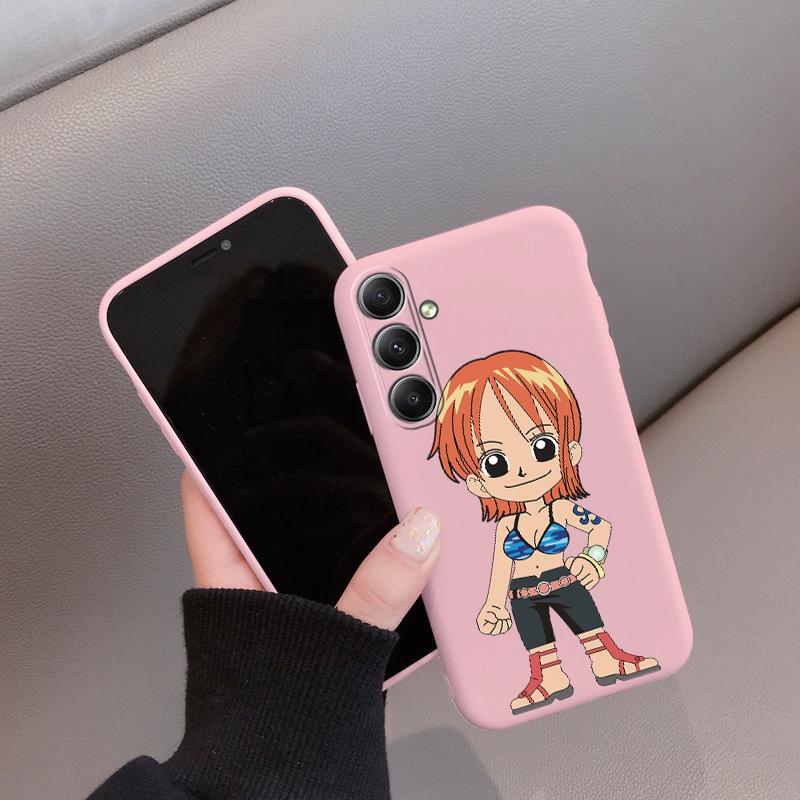 

Мягкий силиконовый чехол с рисунком из мультфильма для Xiaomi Redmi Note 13 Pro 13C Samsung A55 M35 S24 iPhone Huawei Honor Realme Camera Защитный противоударный чехол Realme 12x розовый