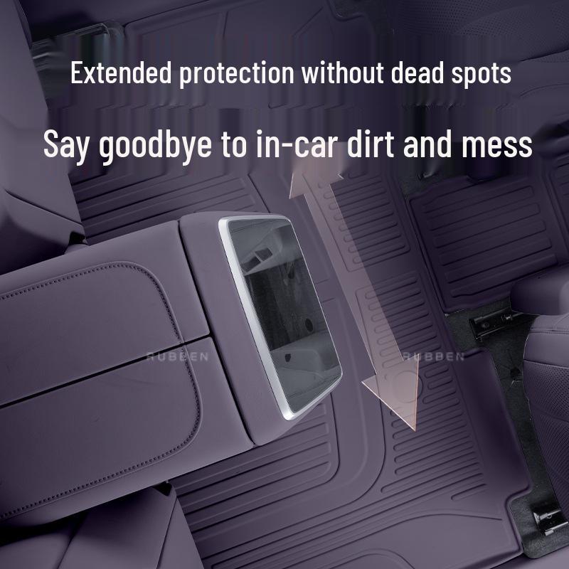Custom TPE Floor and Trunk Mats for Leapmotor C10 - Interior Modification Accessories