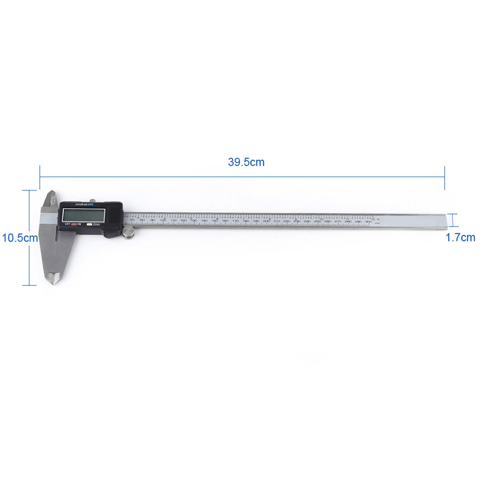 

12 Inch 300MM Digital Electronic Vernier Caliper Digital Vernier Caliper 0‑300MM Micrometer Mea Electronic Vernier Caliper