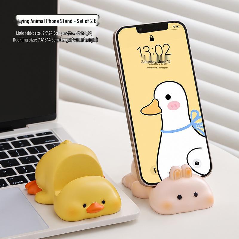 Suporte de Telefone Fofo e Criativo: Decoração de Mesa de Escritório e Presente de Aniversário para Meninas