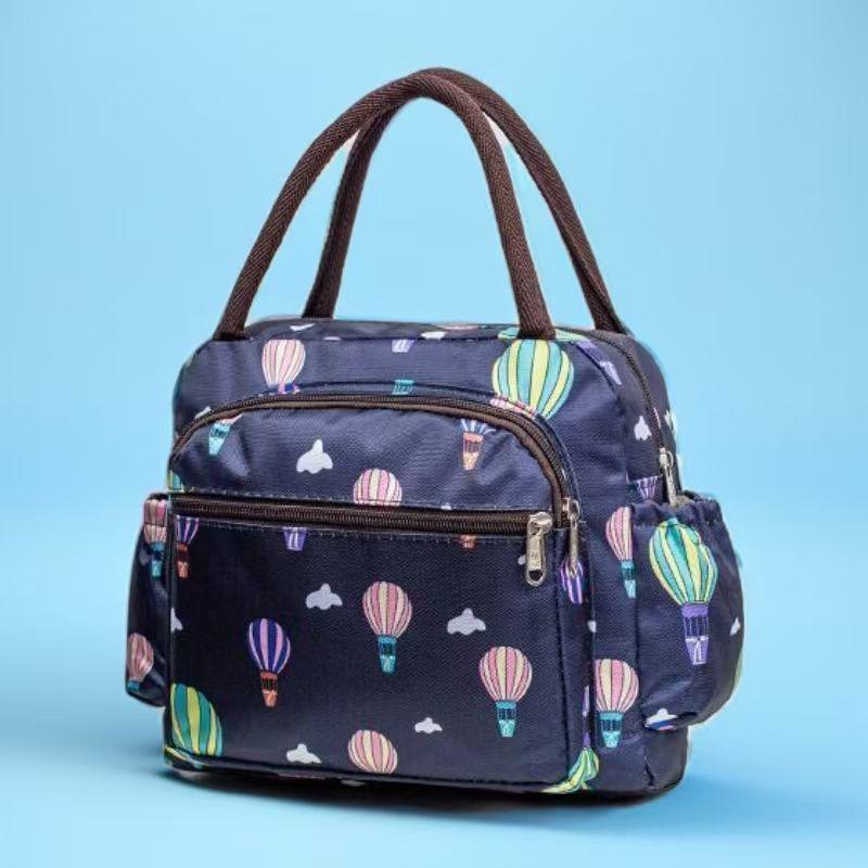 2025 High-End Multi-Pocket Floral Women's Tote Handbag