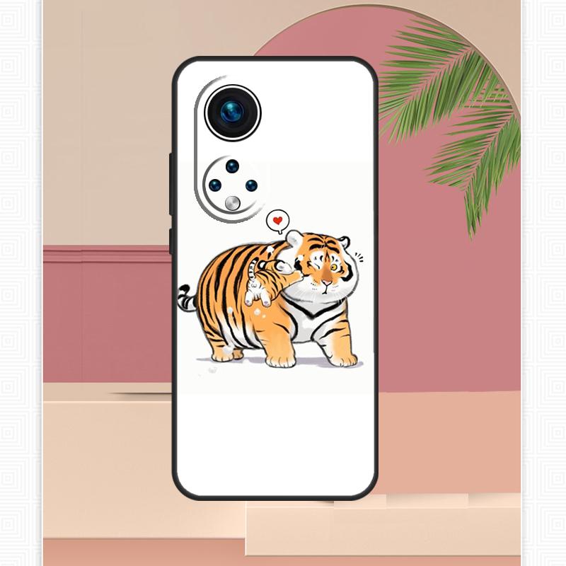 fat tiger Cartoon Funny Case For Honor Magic 8 Pro 7 6 5 Lite Honor 200 400 X9c X9b X9a X8b X8a X8c 50 70 90 Cover