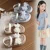 2026New Summer Collection: Girls' Bow-knot Sandals with Rhinestone Embellishments, Princess-style, Soft-soled, Non-slip, and Suitable for Children