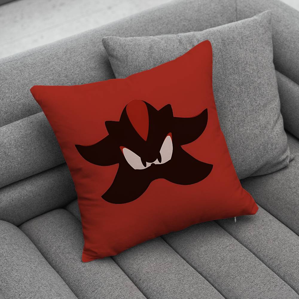 SShadow the HHedgehogS Pillow Case For Home Bedroom Car Office Decoration Living Room Sofa Cushion Cover Suitable